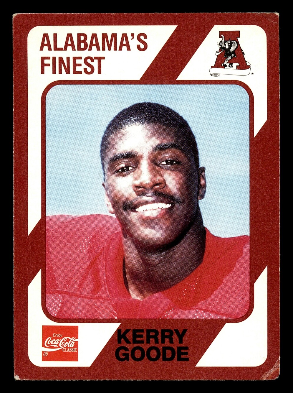 1989 Collegiate Collection Alabama Crimson Tide #443 Kerry Goode Football Card